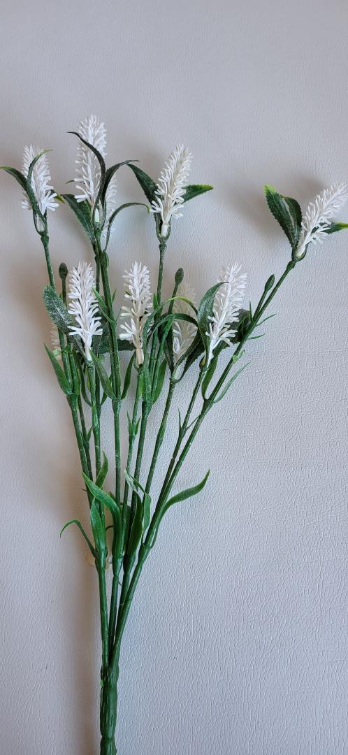 Buchet Artificial Lavanda Alb