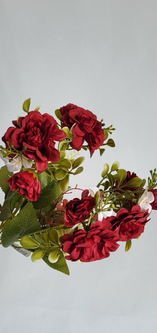 Buchetel Artificial Crizantema Bordo