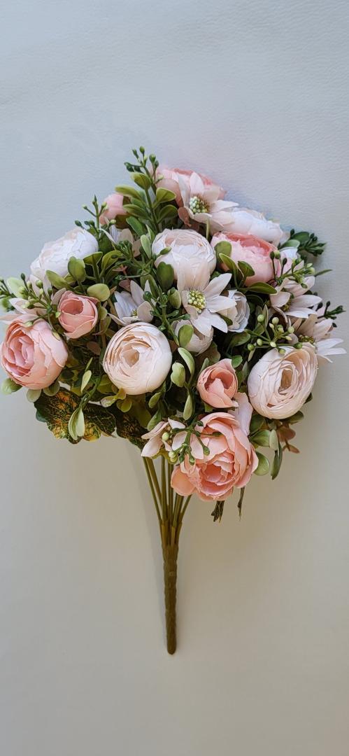 Buchet Artificial Ranunculus 12fire Piersica Mix