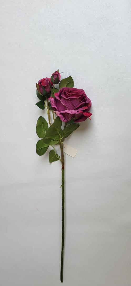 Trandafir Artificial Catifelat