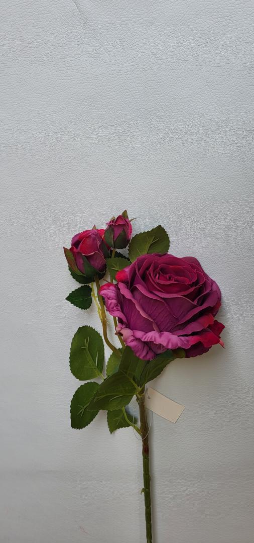 Trandafir Artificial Catifelat