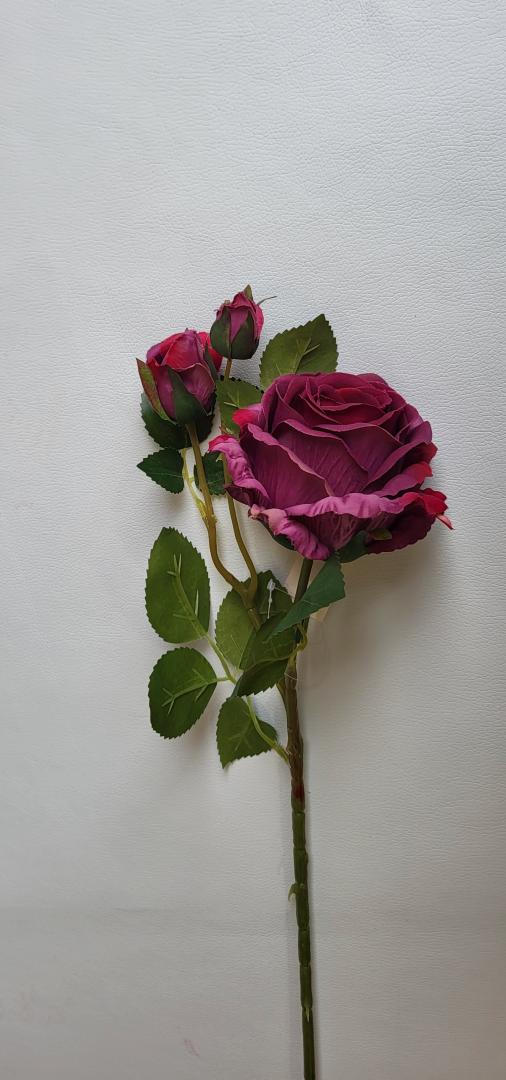 Trandafir Artificial Catifelat