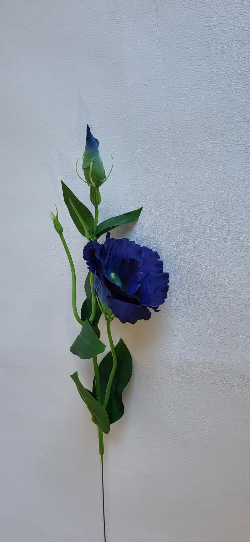 Lizianthus Artificial Navy Blue