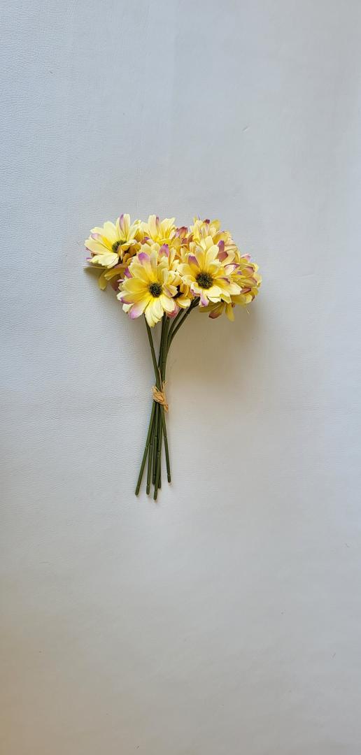 Buchet 5fire Margarete Galben -Mov