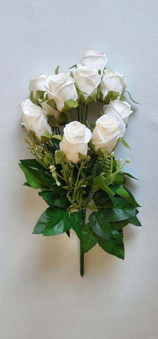 Buchet Trandafiri 12 fire Alb