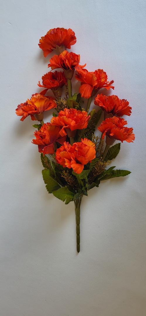 Buchet Garoafe Portocaliu inchis