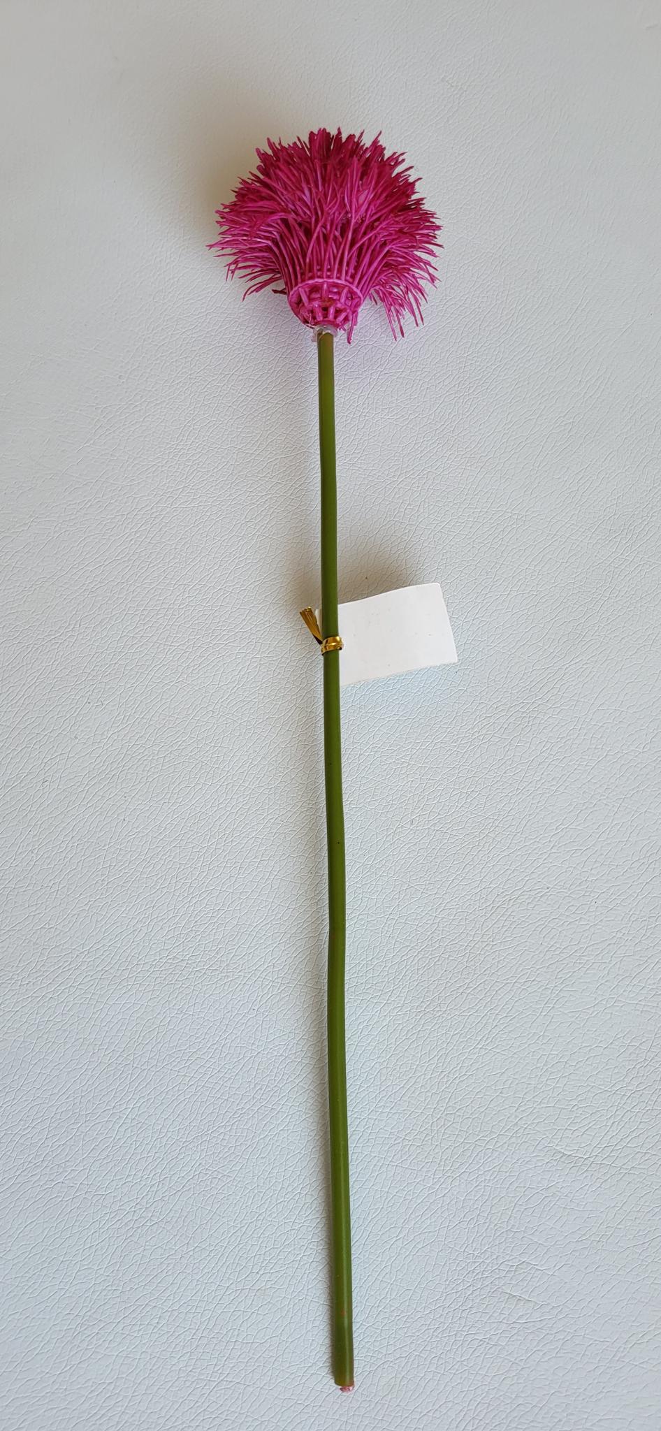 Floare artificial tija de pompon inaltime de 35cm