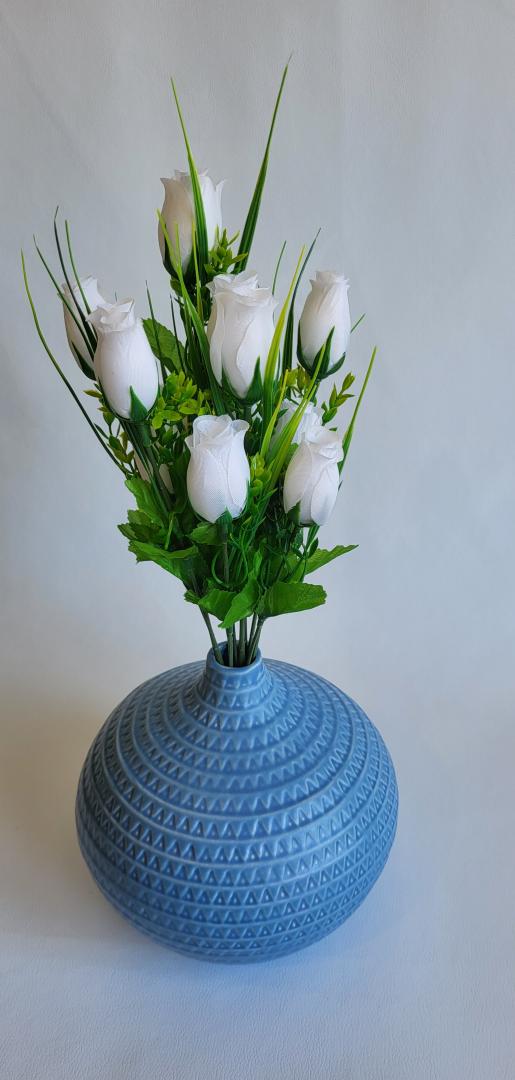 Buchet Trandafir 12fire Alb