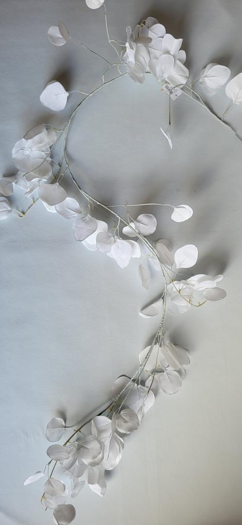 Girlanda Artificiala Eukalipt Alb