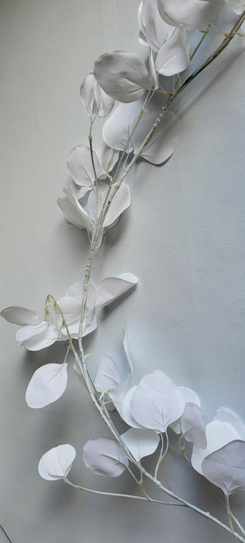 Girlanda Artificiala Eukalipt Alb