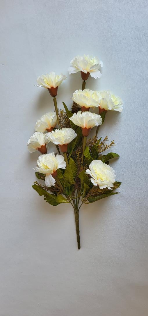 Buchet Garoafe Crem Deschis