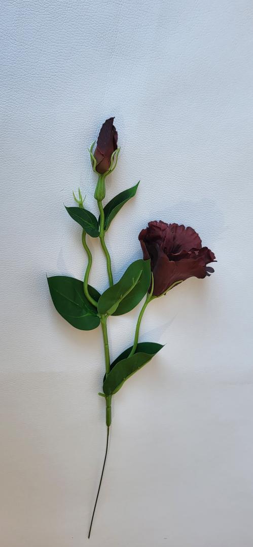 Lizianthus Artificial Dark Chocolate