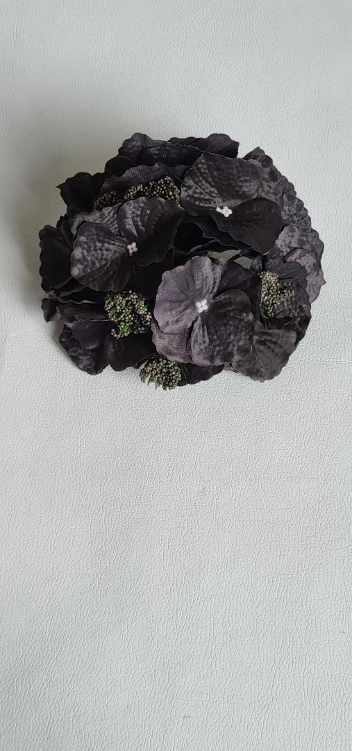 Hortensia Artificiala Negru