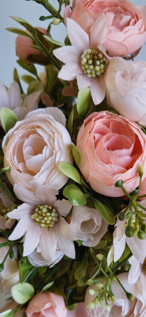 Buchet Artificial Ranunculus 12fire Piersica Mix