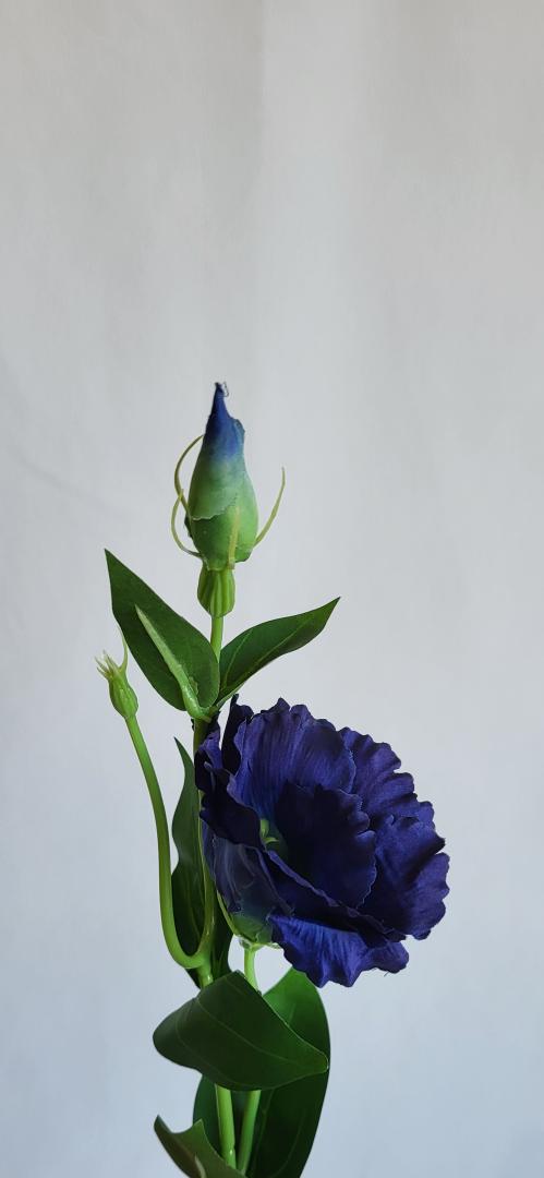 Lizianthus Artificial Navy Blue