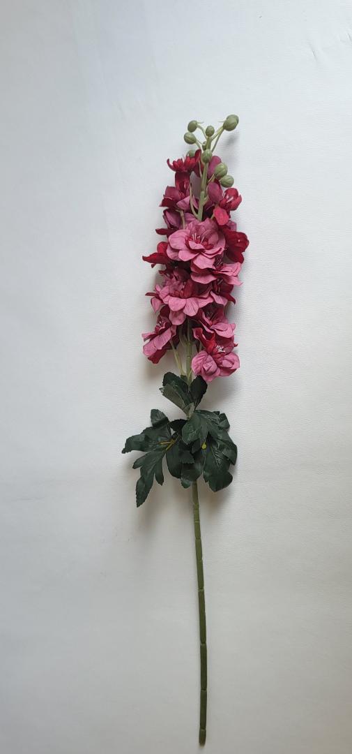 Delphinium Artificial 80cm Bordo