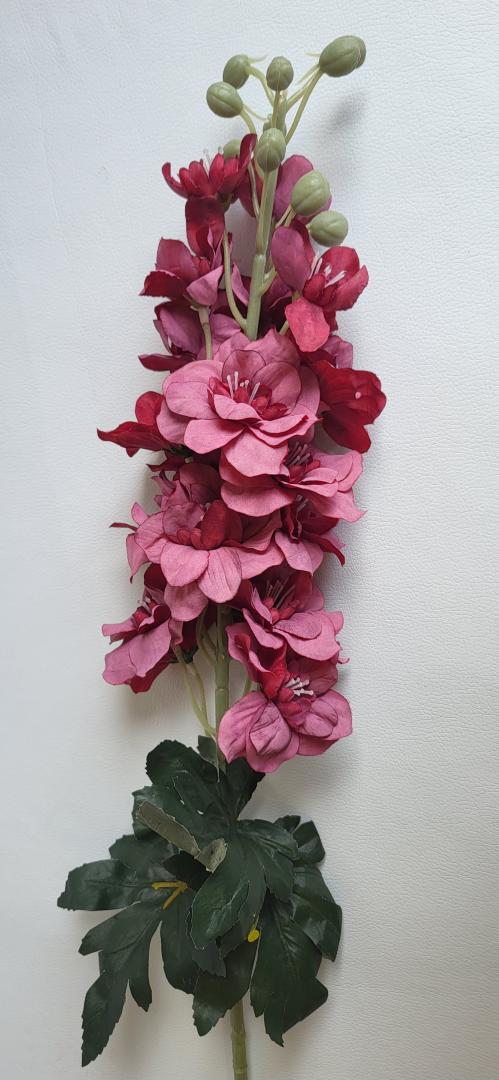 Delphinium Artificial 80cm Bordo