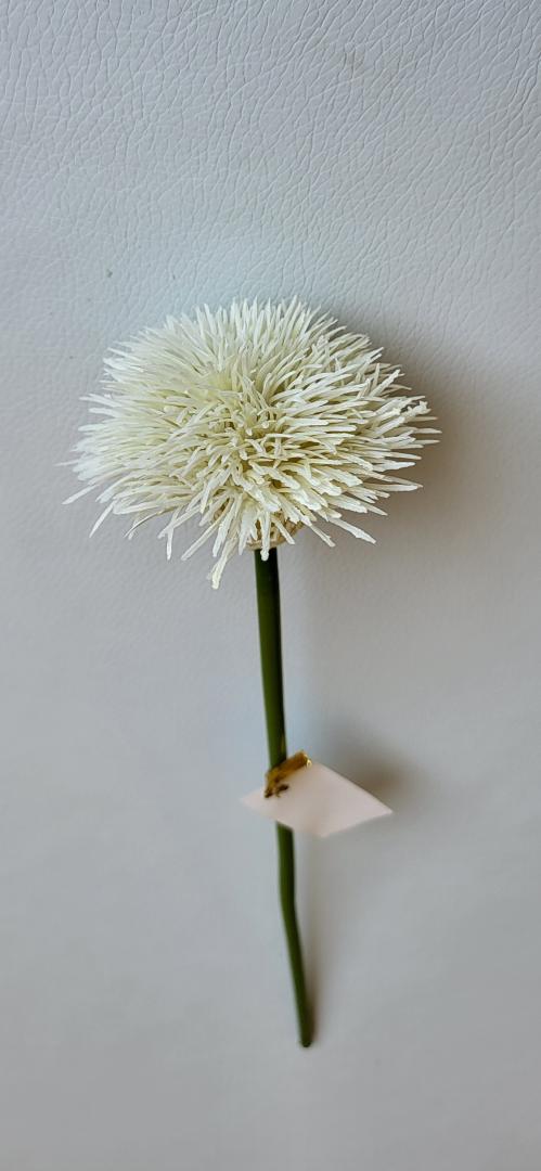 Floare artificial tija de pompon inaltime de 35cm