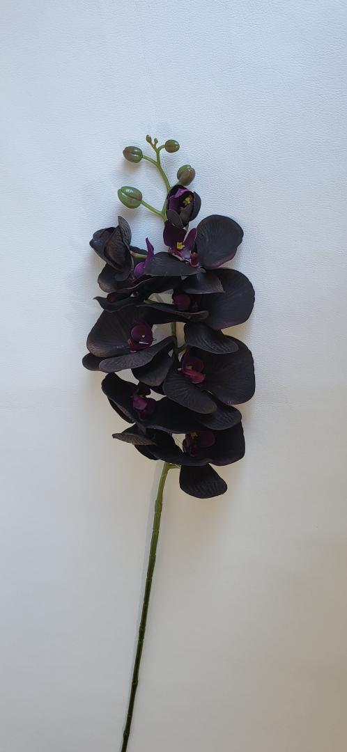 Orhidea Artificiala Textil Negru