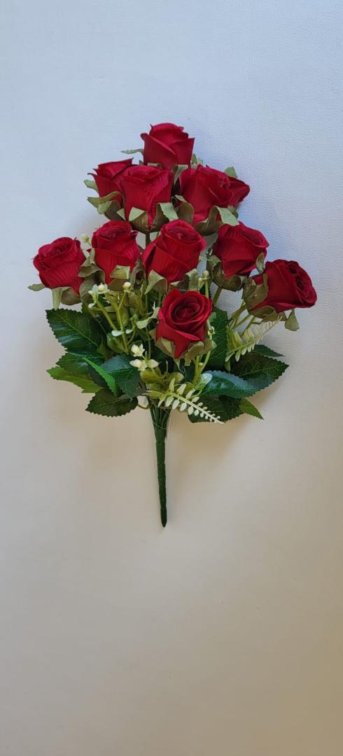 Buchet Trandafiri 12 fire Bordo