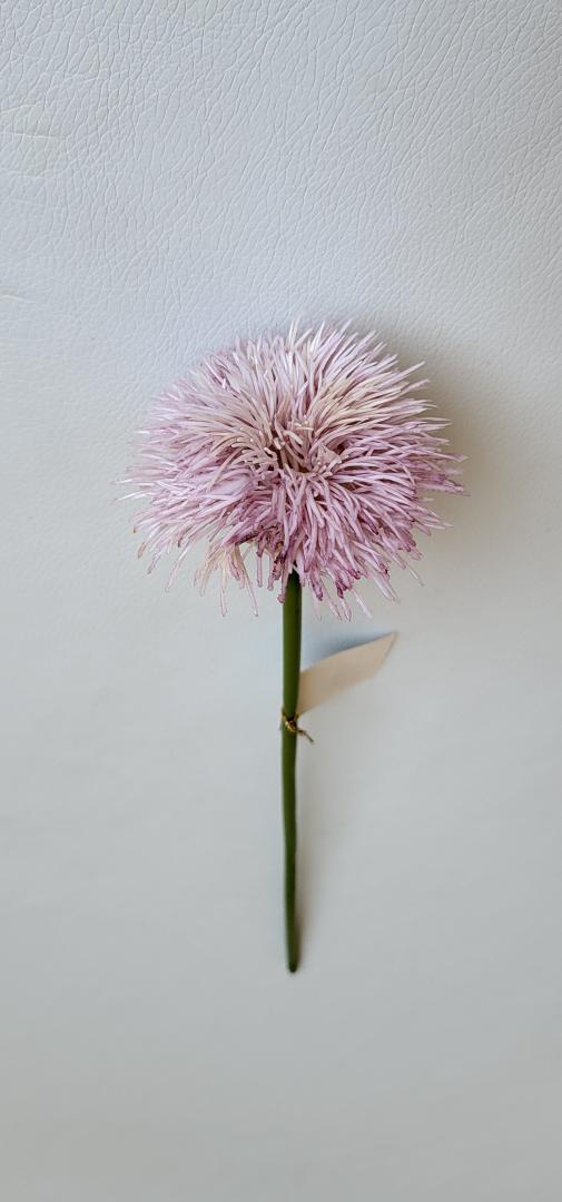 Floare artificial tija de pompon inaltime de 35cm