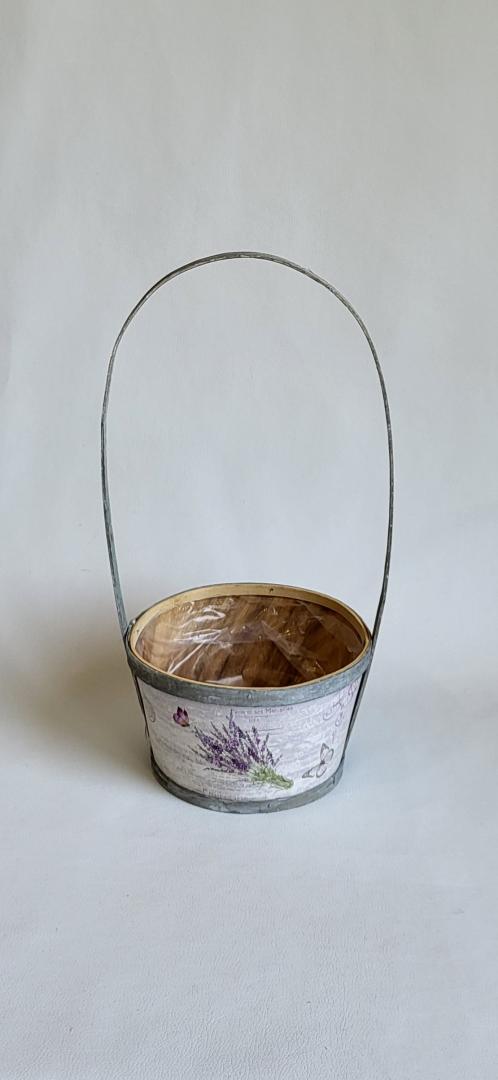 Cos Decor Lemn Lavanda